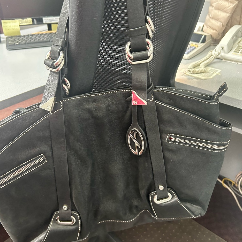 Black Leather women's bag